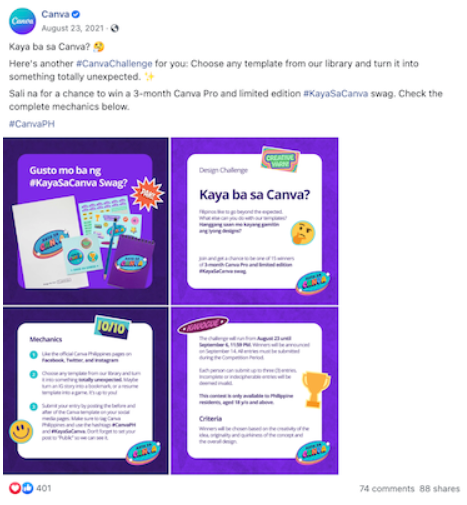 Canva Kaya Sa Campaign